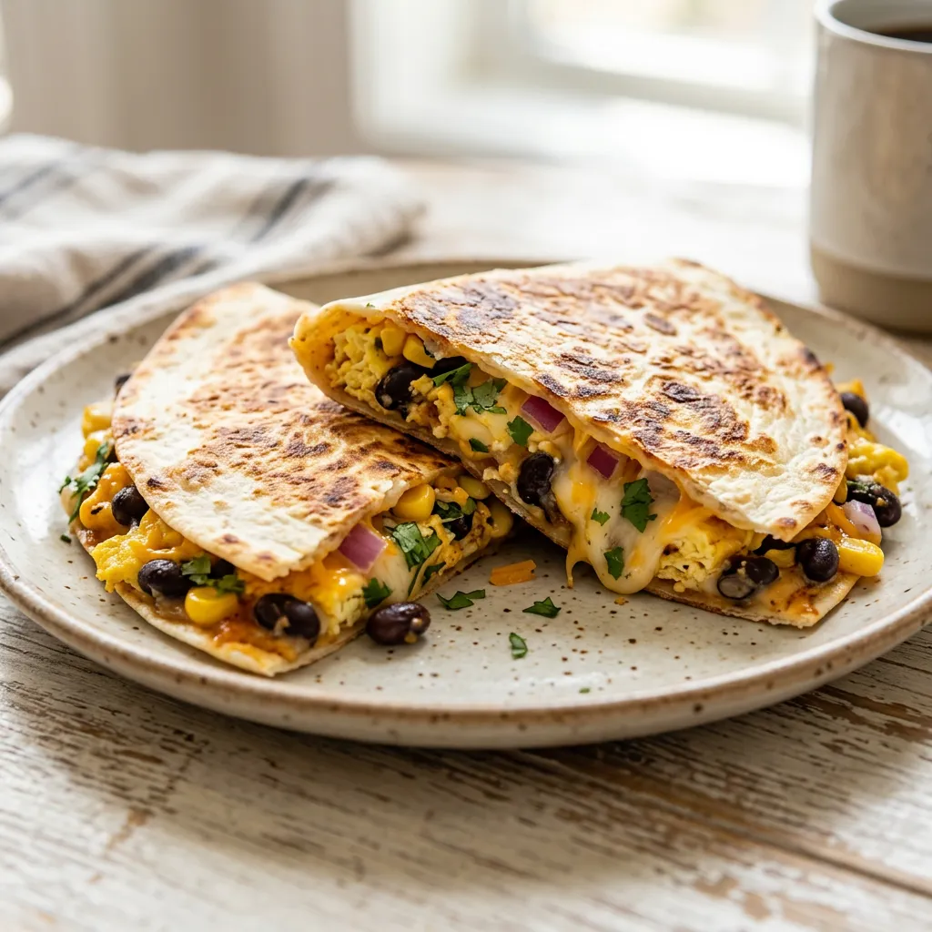 Make-Ahead Frozen Breakfast Quesadillas Recipe