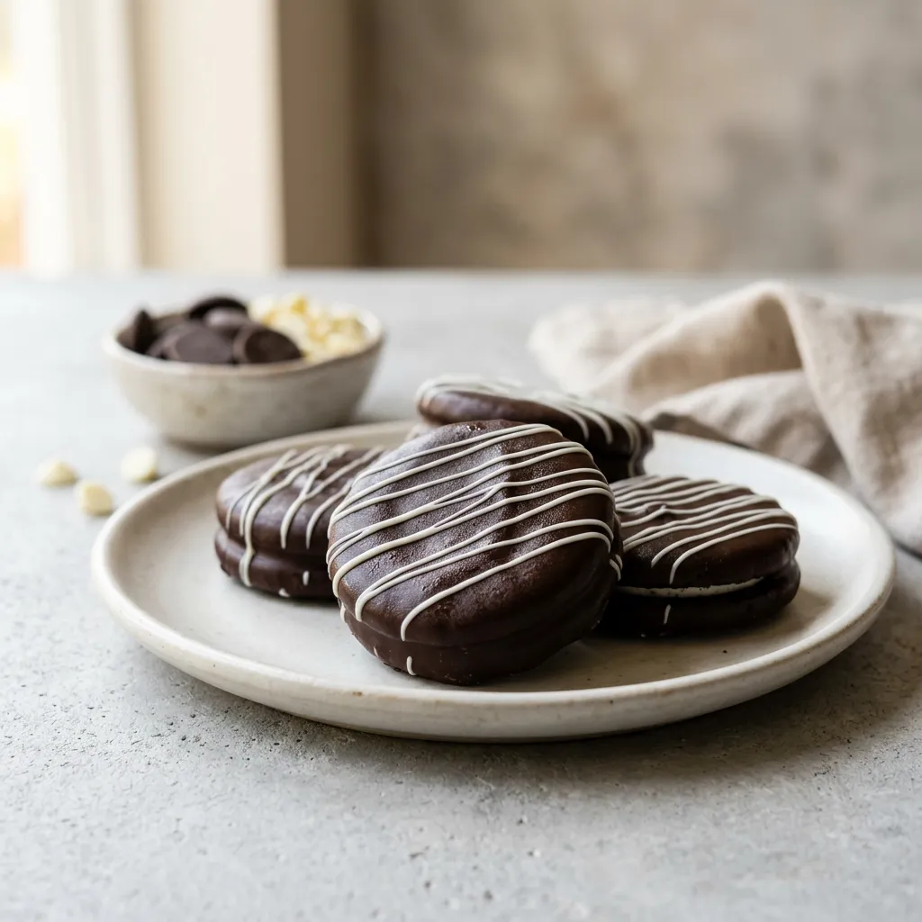 Finished Make Chocolate-Dipped Oreos dish