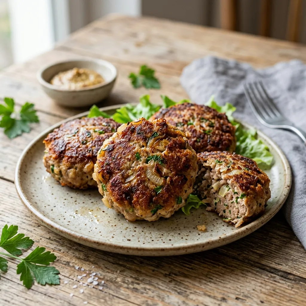 Make German Fried Meat Patties