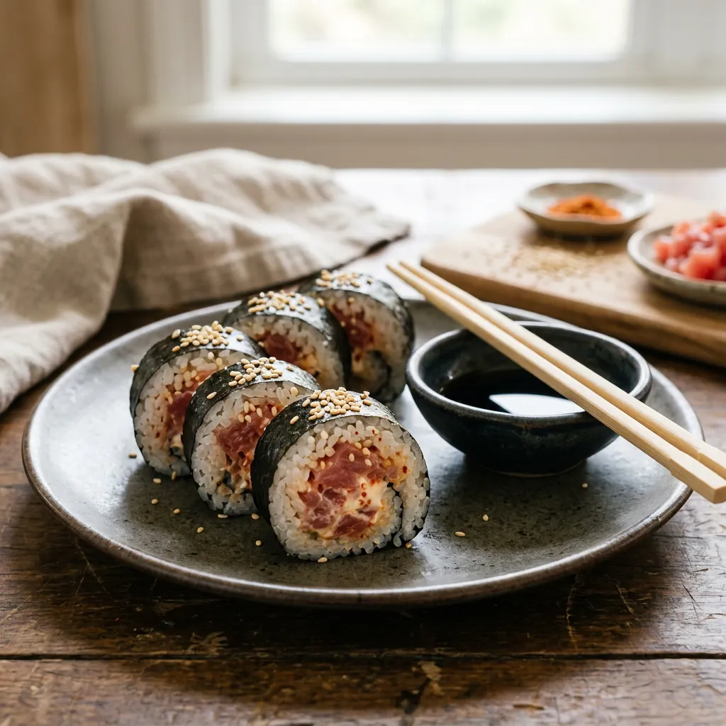 Make Spicy Tuna Rolls at Home