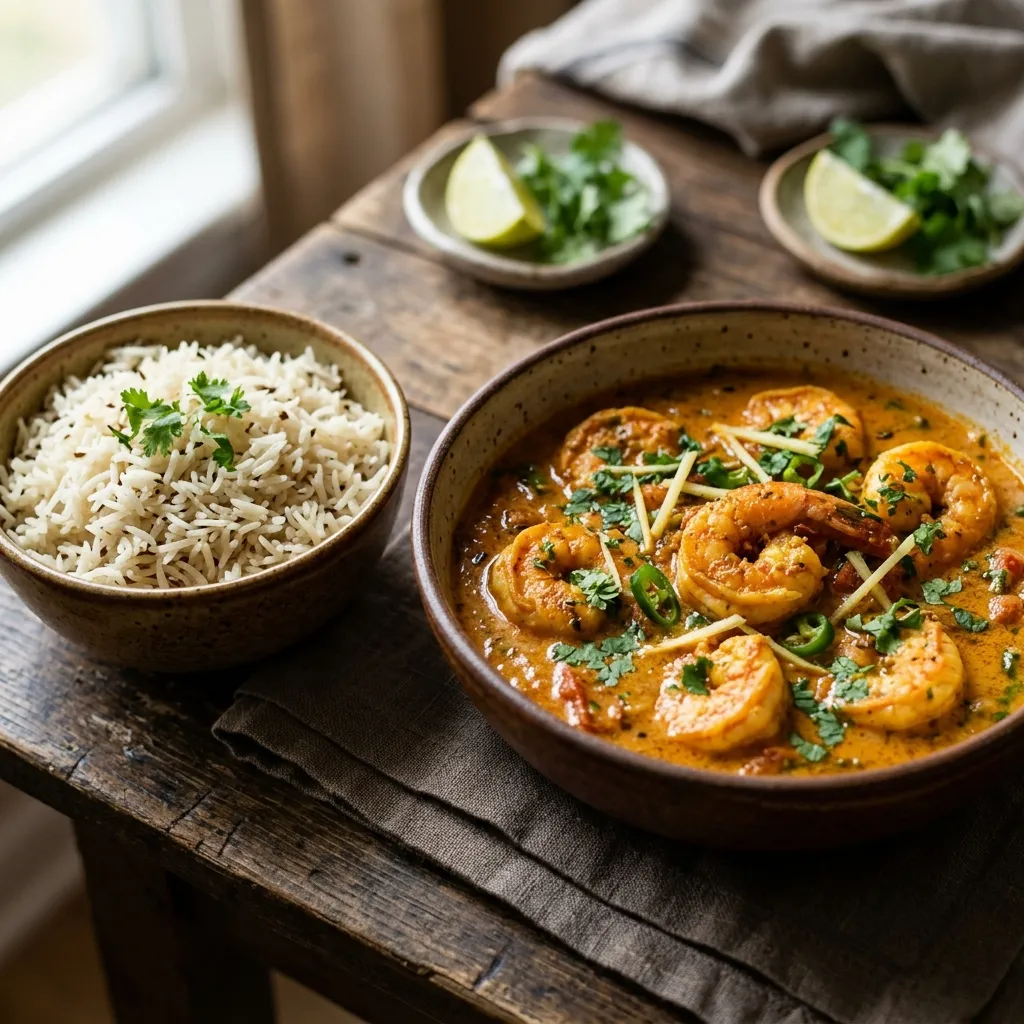 Malai Prawn (Creamy Prawn Curry)
