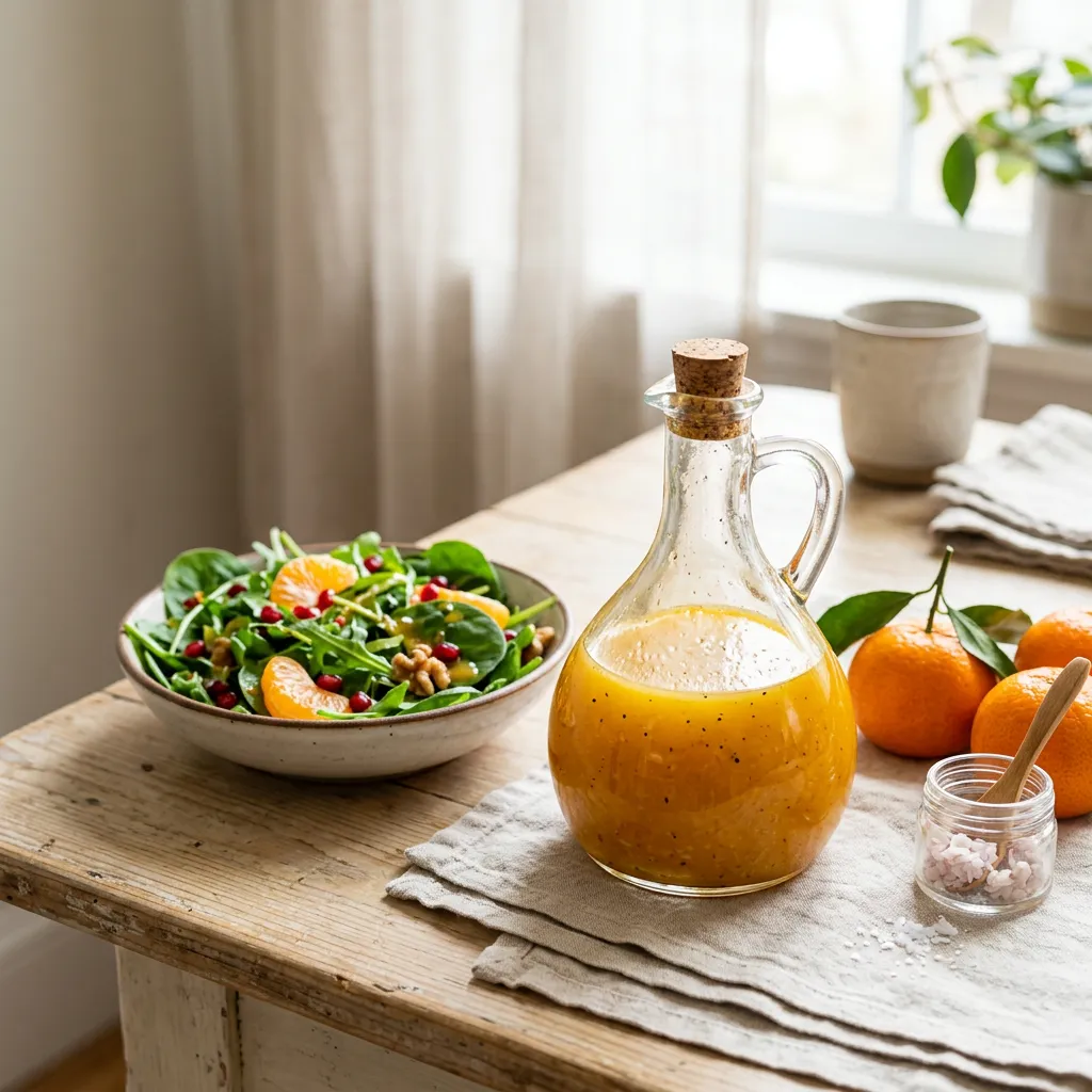 Mandarin Orange Vinaigrette Salad Dressing