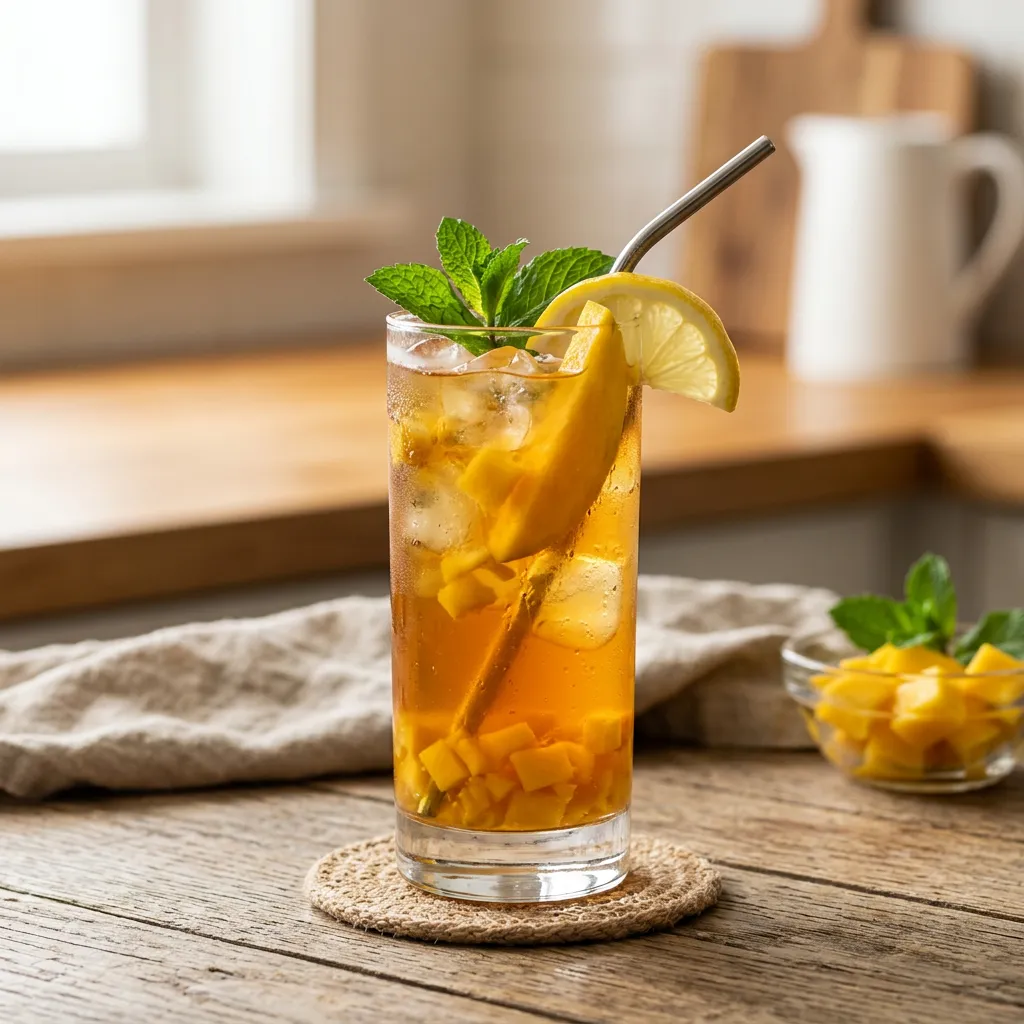 Mango Iced Tea Cocktail