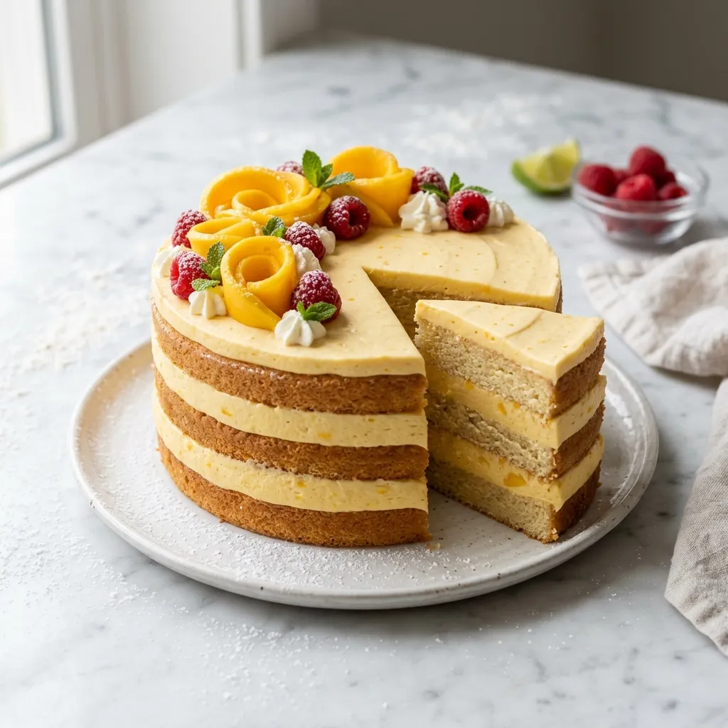 Mango Mousse Cake