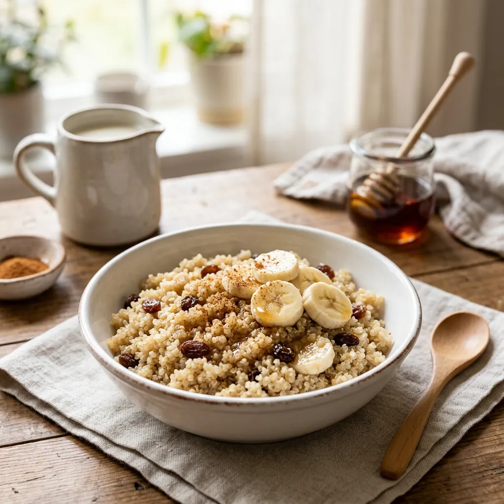 Maple Cinnamon Breakfast Quinoa Recipe