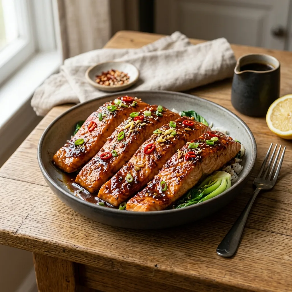 Maple Glazed Salmon Fillet