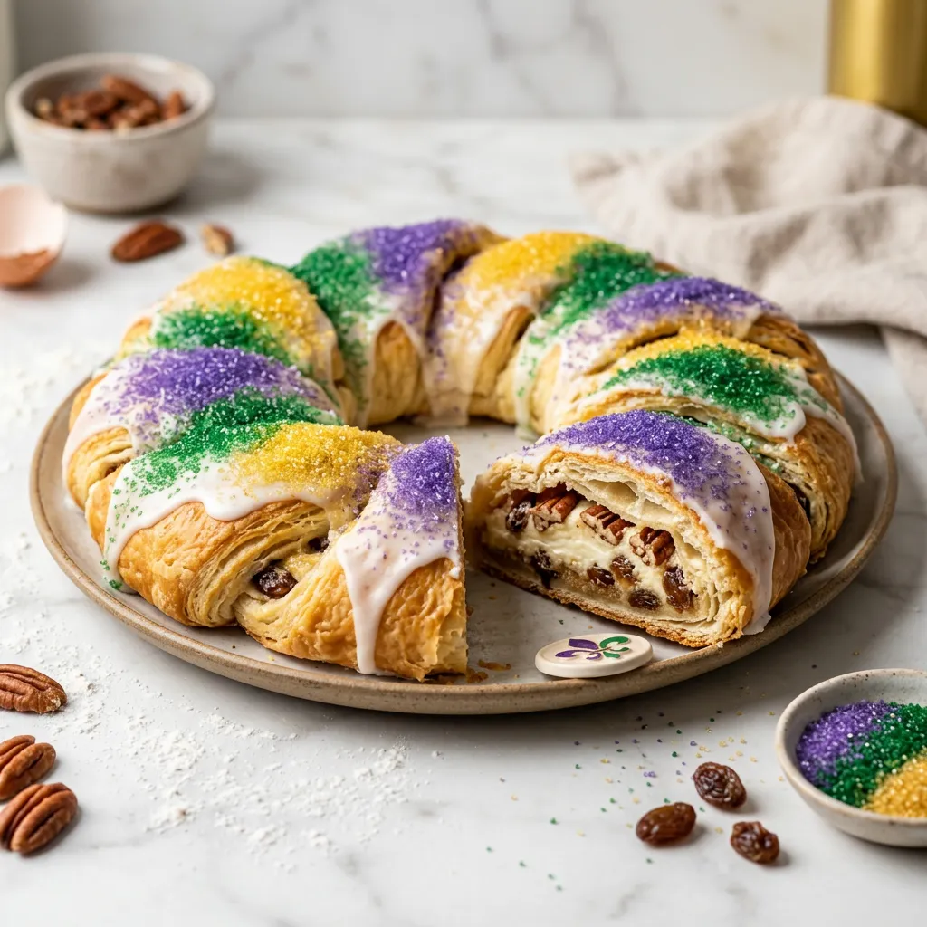 Mardi Gras King Cake Recipe