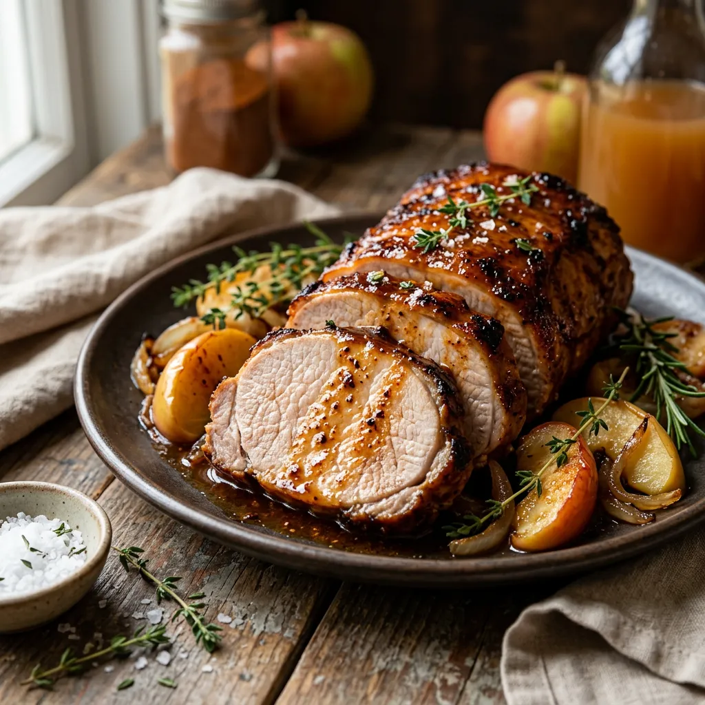 Marinated Apple Cider Pork Loin