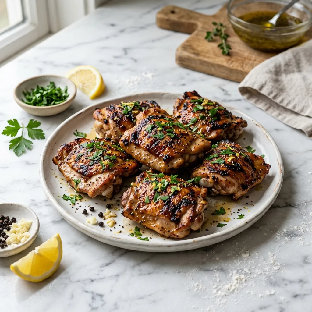 Marinated Boneless Chicken Thighs (Pargiot)