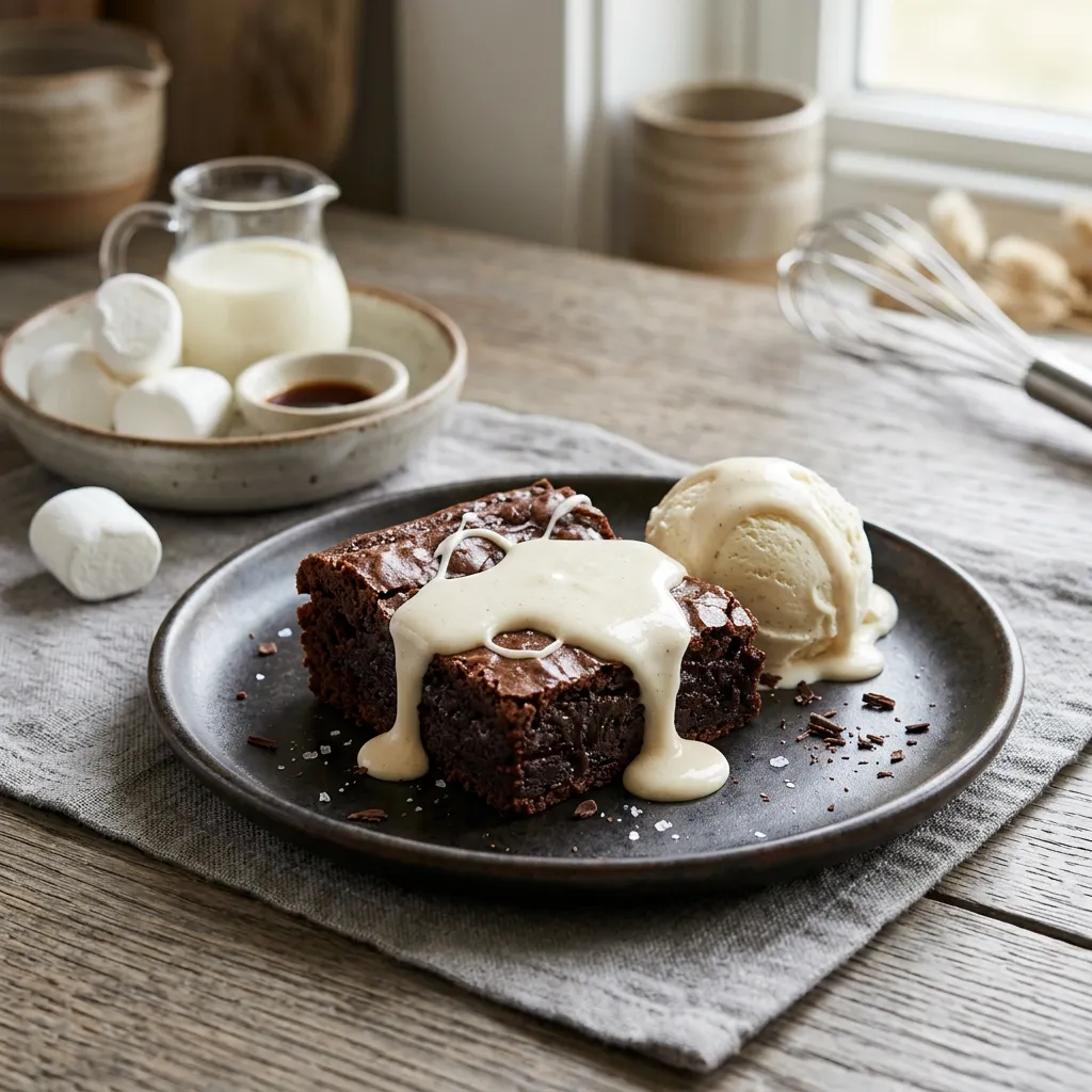 Marshmallow Sauce for Desserts