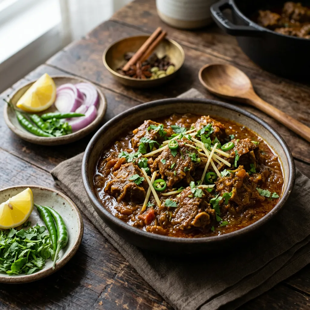 Masala Gosht Indian Meat Curry