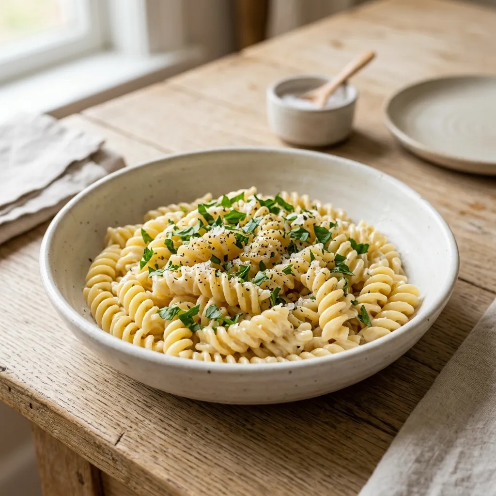 Mascarpone and Lemon Pasta