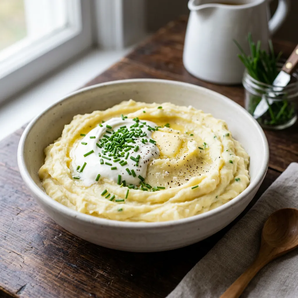 Mashed Potatoes With Sour Cream Recipe
