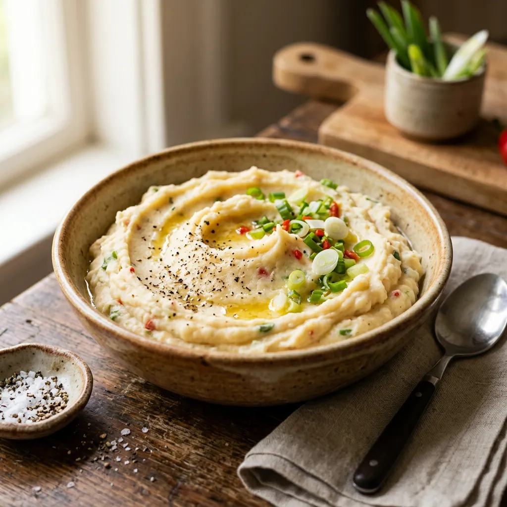 Mashed White Sweet Potatoes