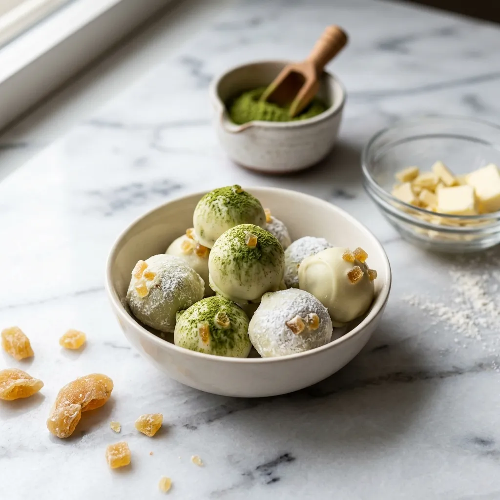 Matcha Green Tea Truffles