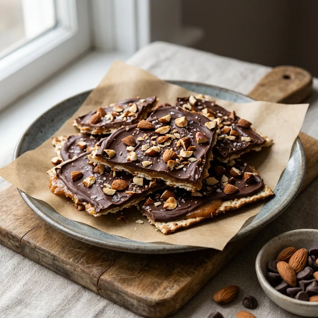 Matzo Buttercrunch Toffee