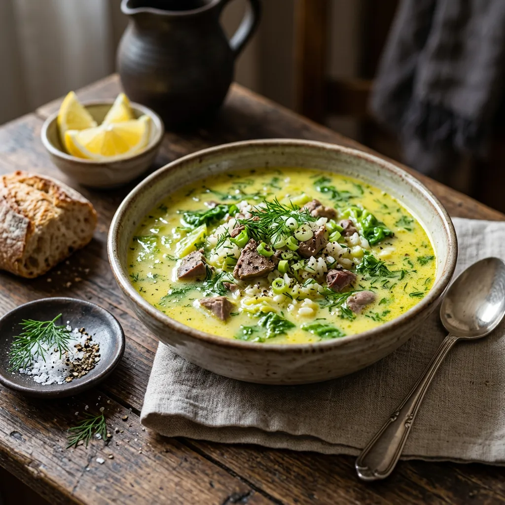Mayiritsa (Traditional Greek Easter Soup)