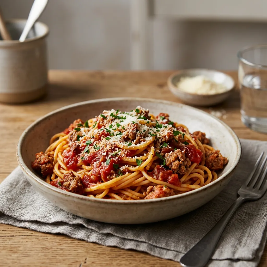 Meatloaf Spaghetti