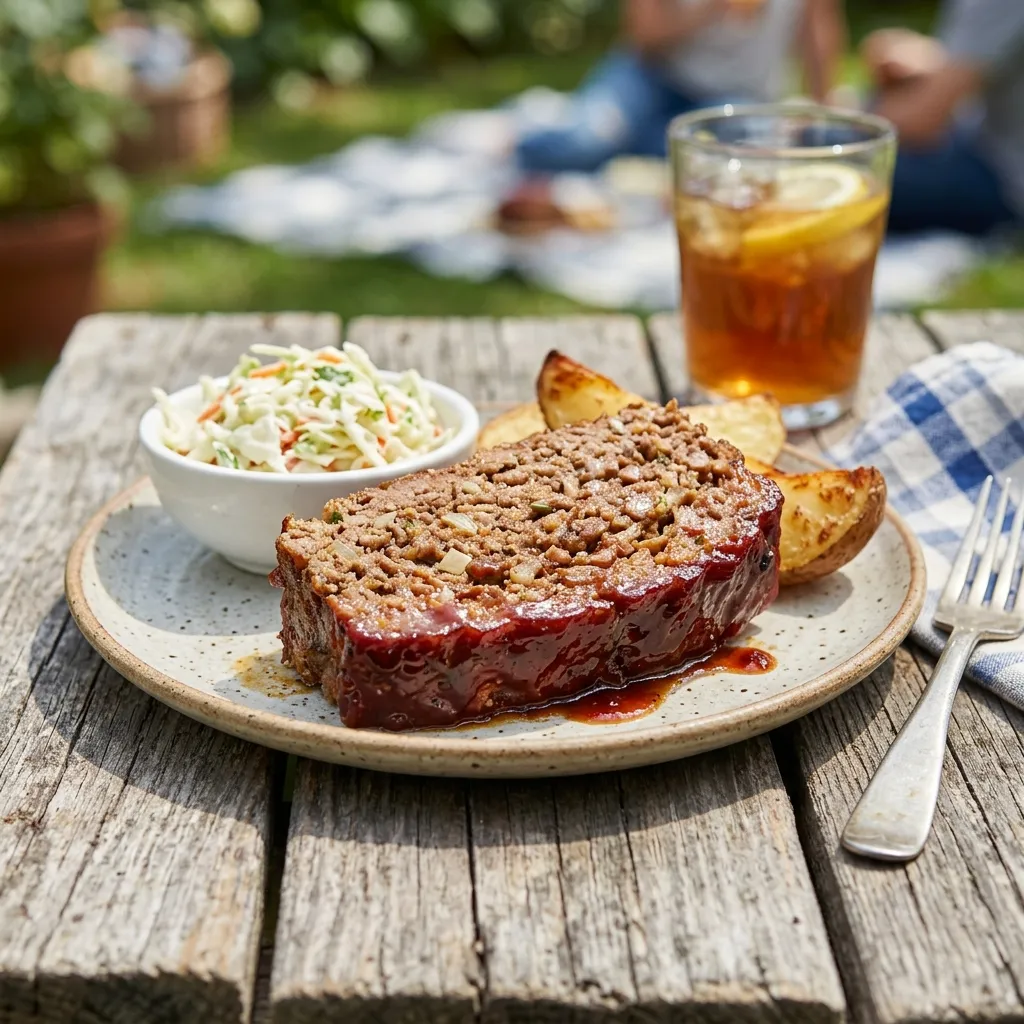 Meatloaf With BBQ Sauce Glaze