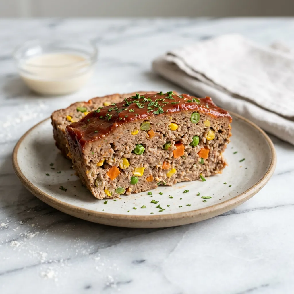 Meatloaf With Mixed Vegetables
