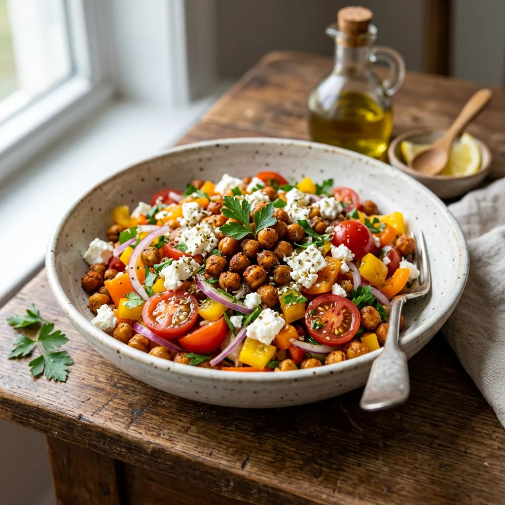 Mediterranean Chickpea Salad Recipe