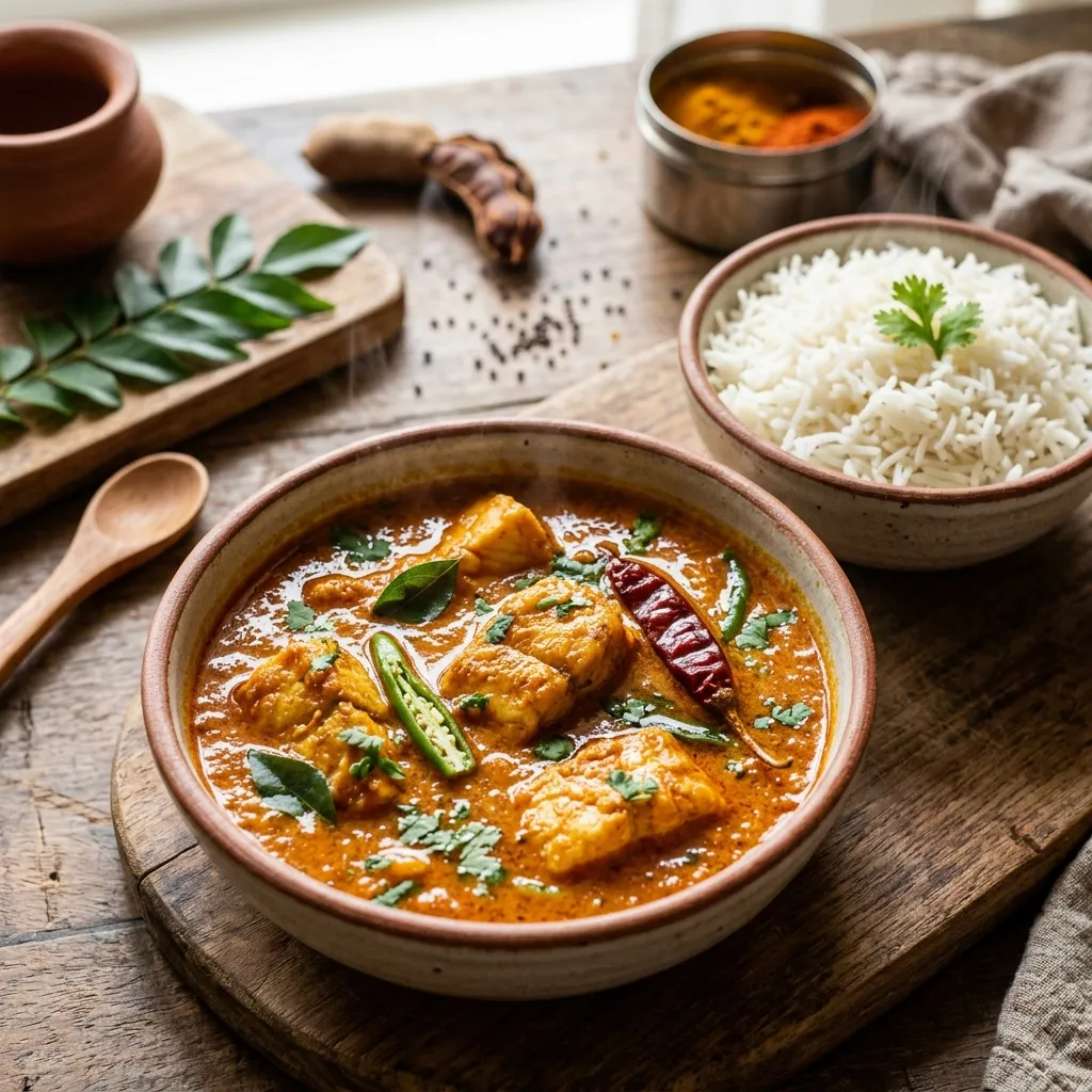Meen Kulambu: South Indian Fish Curry