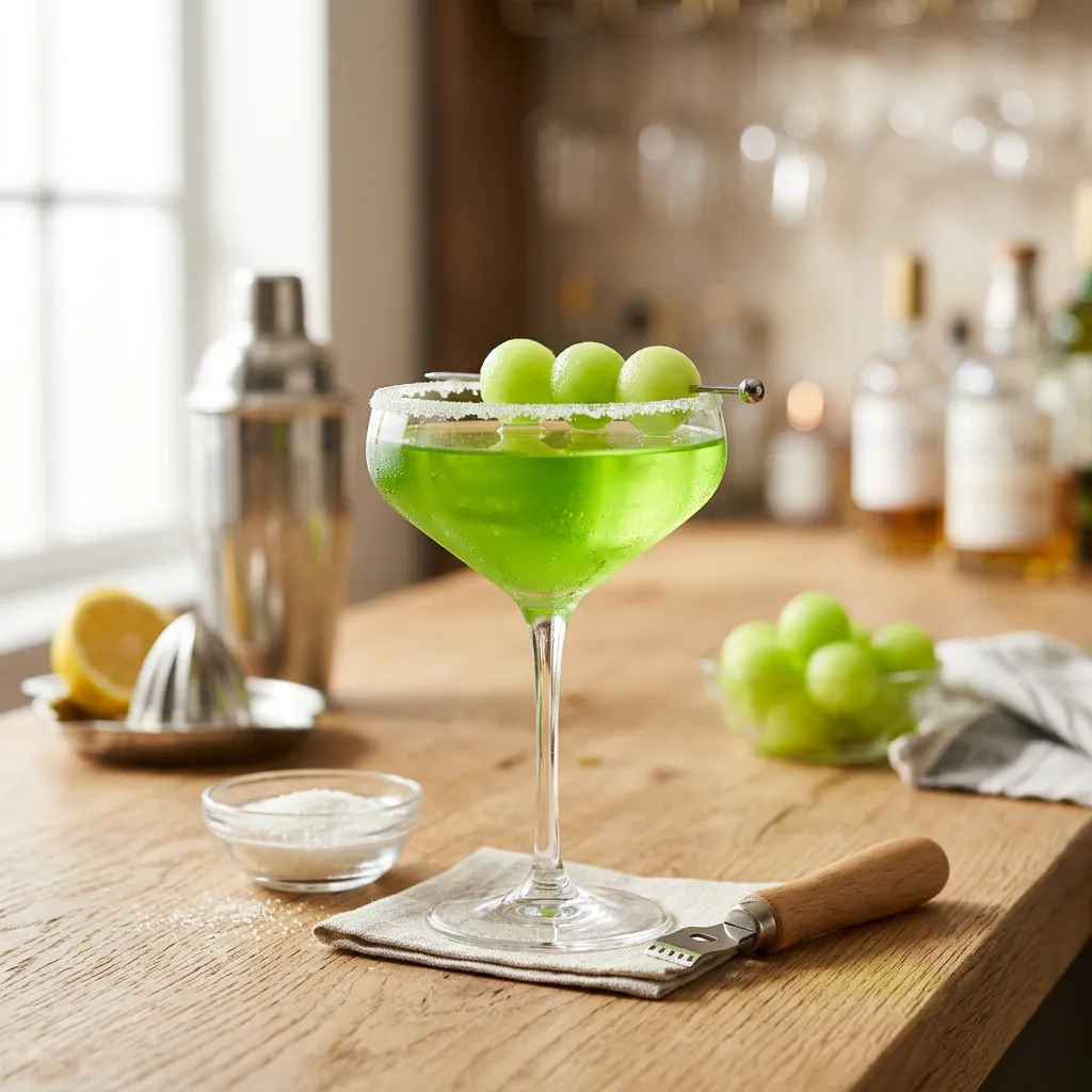 Melon Ball Drop Cocktail