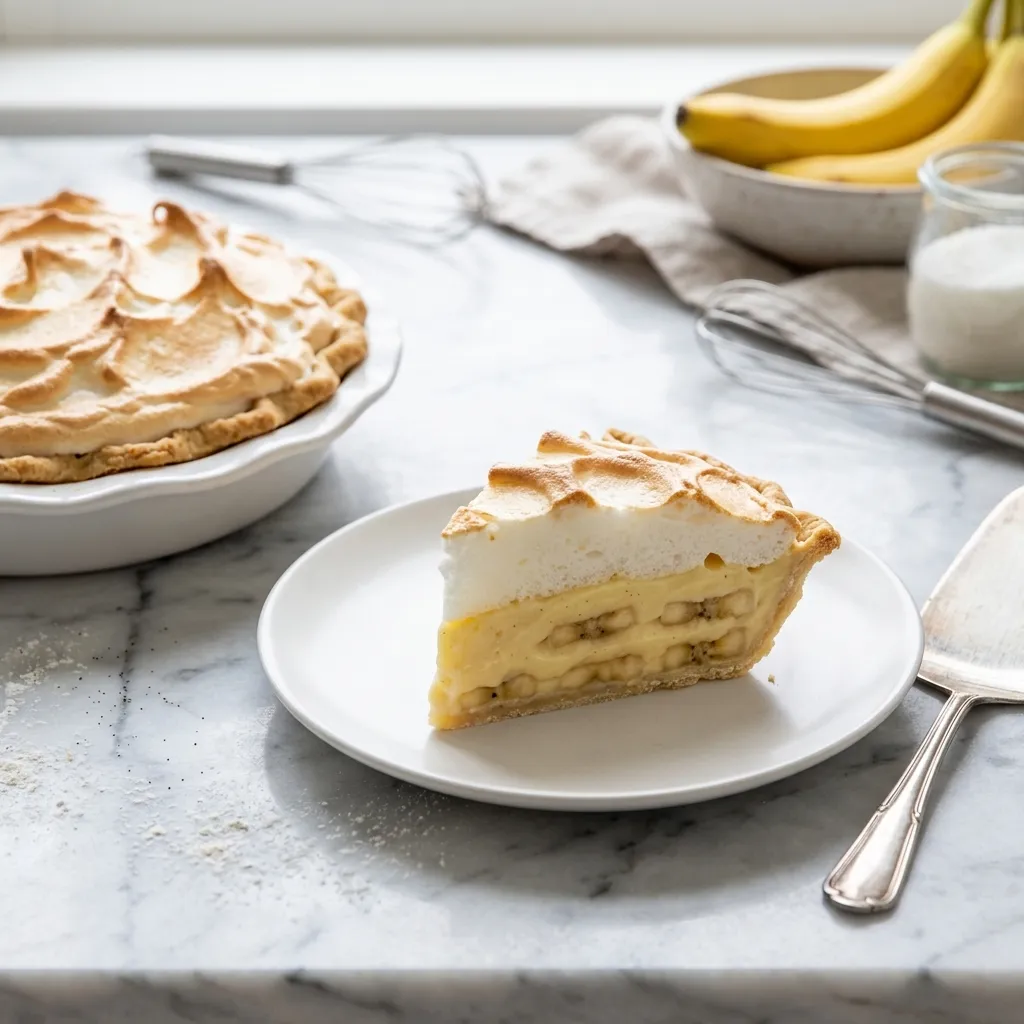 Meringue Banana Cream Pie