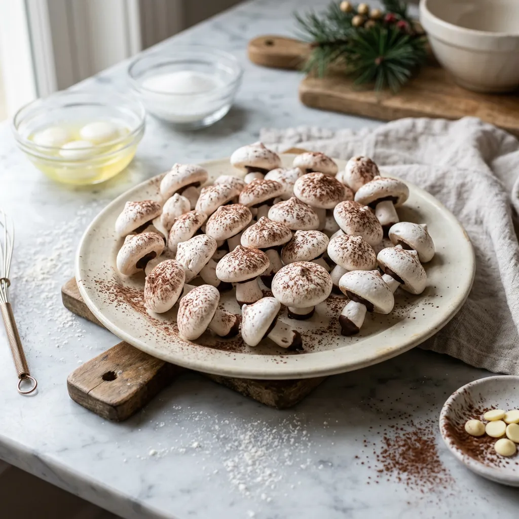 Meringue Mushrooms