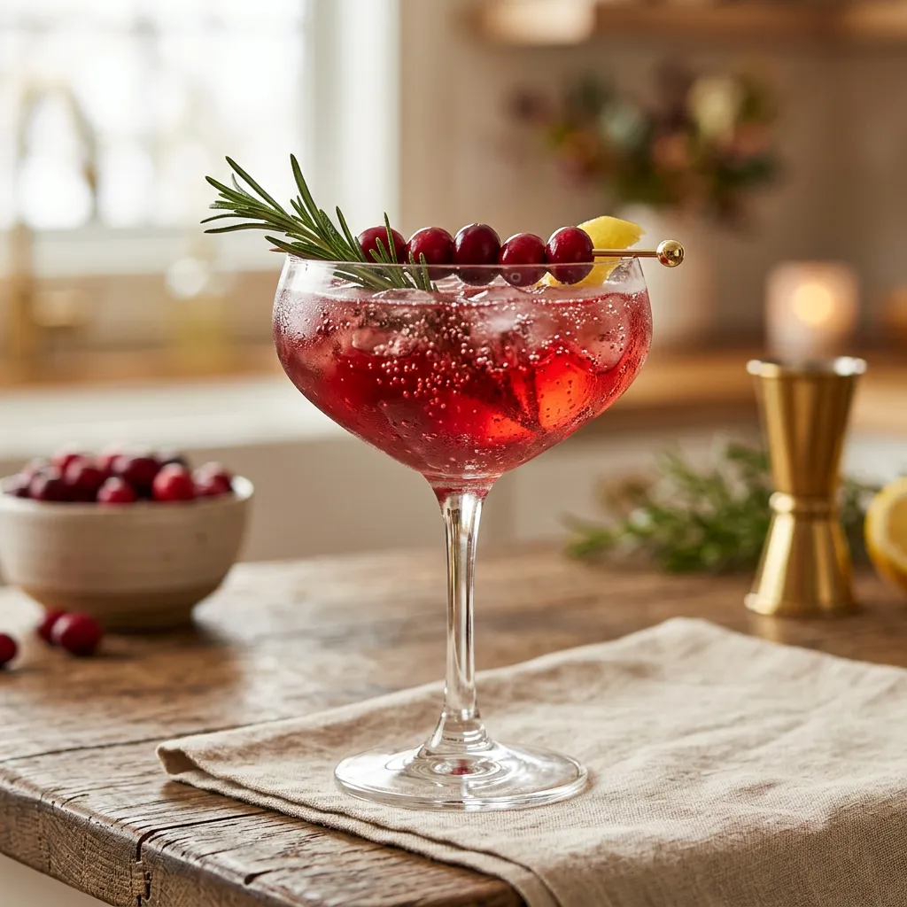 Merry Christmas Gin Cocktail Recipe