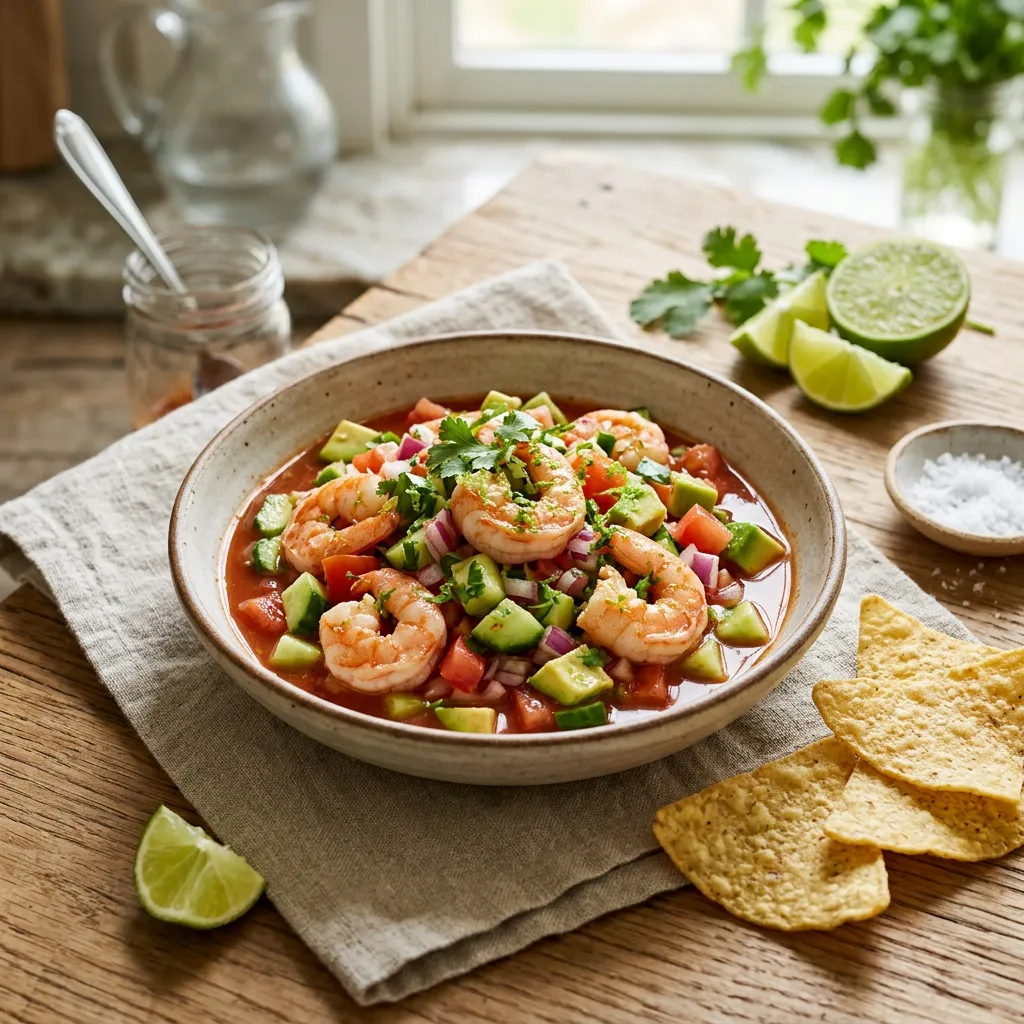 Mexican-Style Shrimp Ceviche