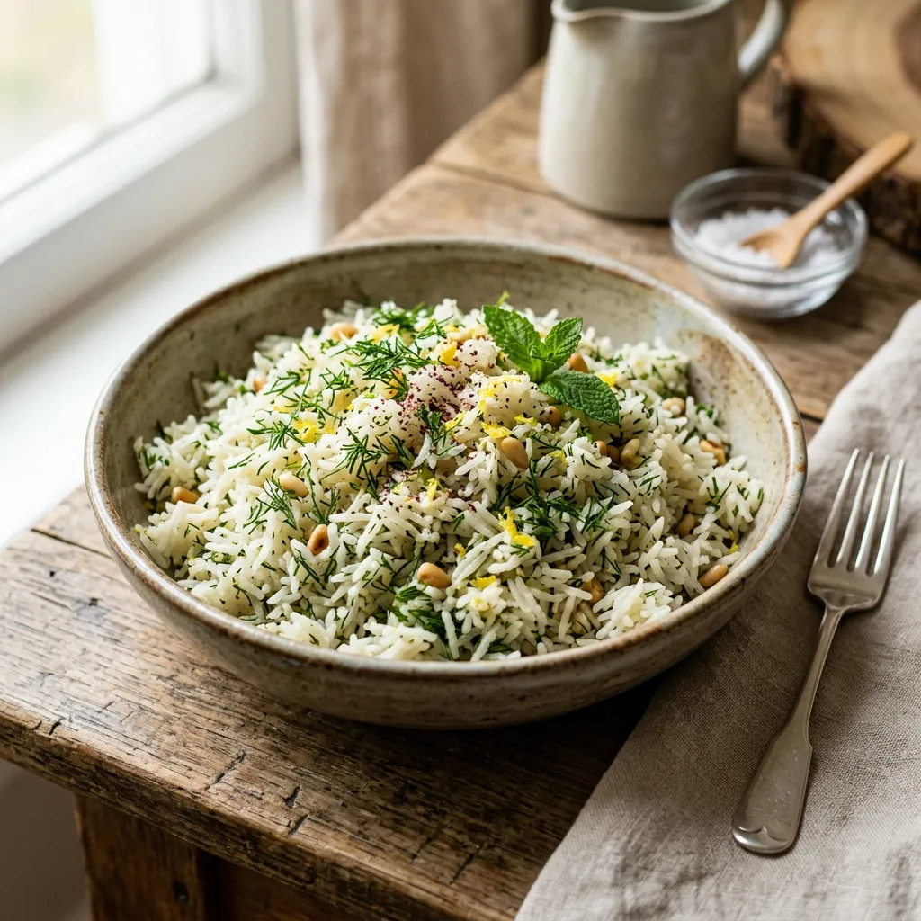 Middle Eastern Dill Rice