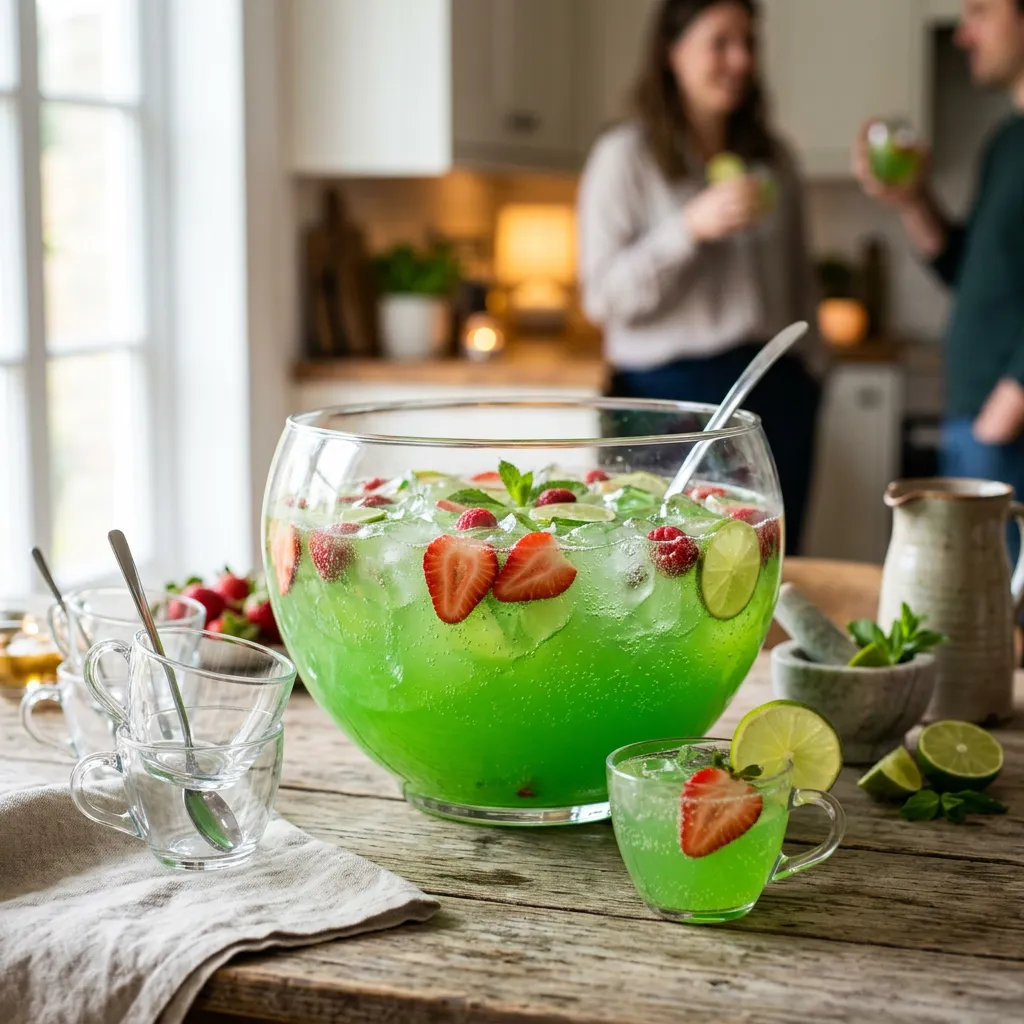 Midori Berry Bliss Vodka Punch