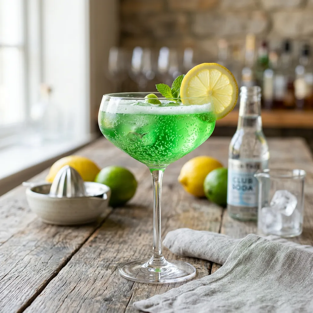 Midori Sour Cocktail