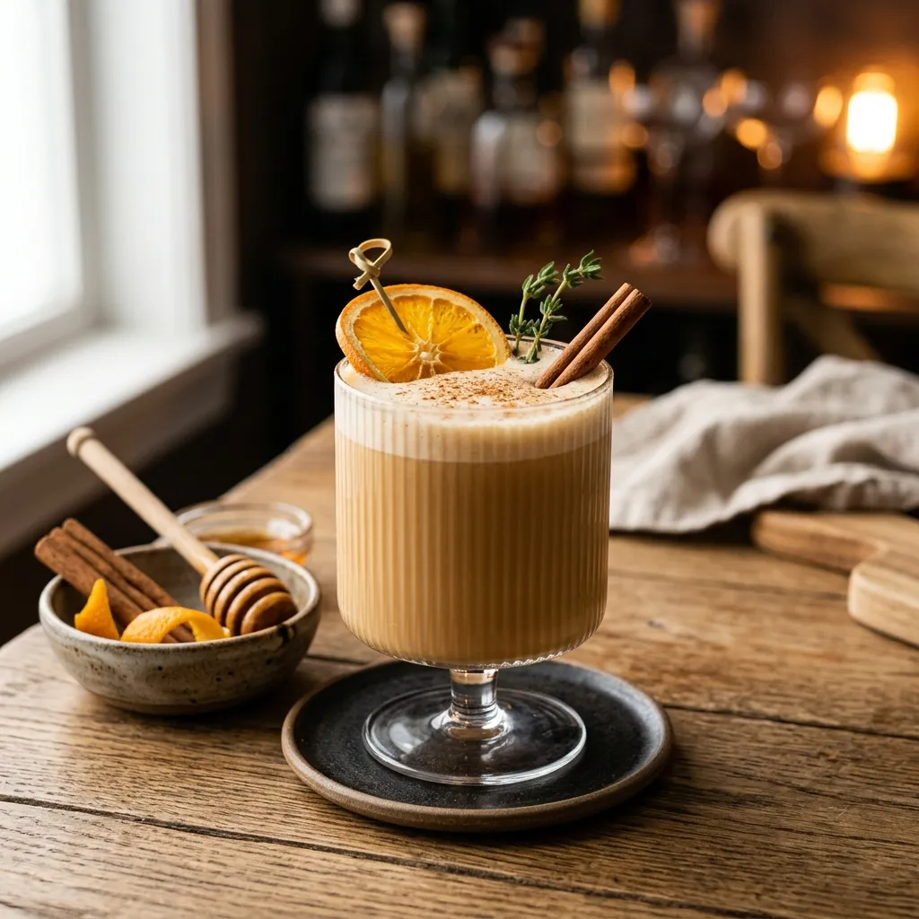 Milk and Honey Cocktail