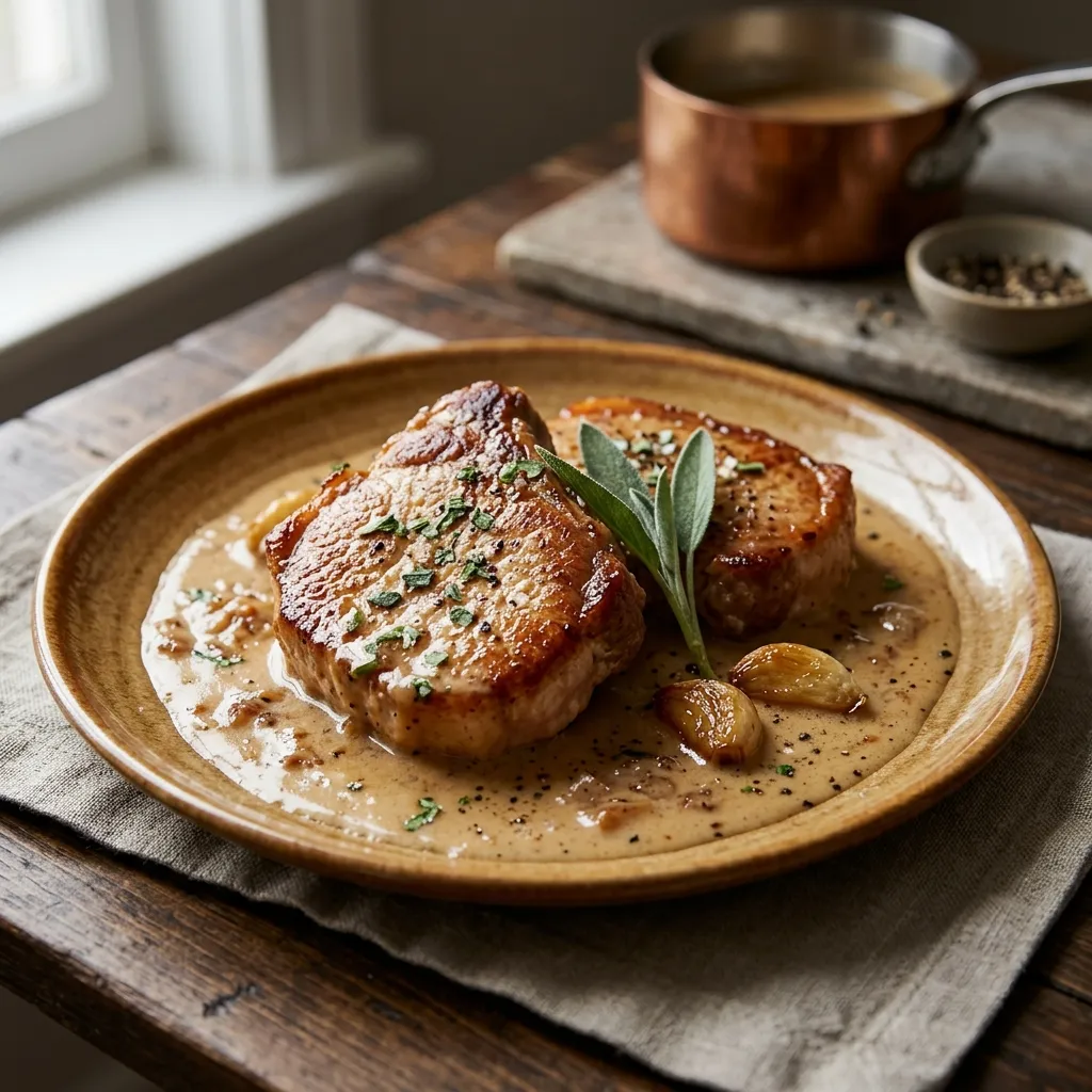 Milk-Braised Pork Chops