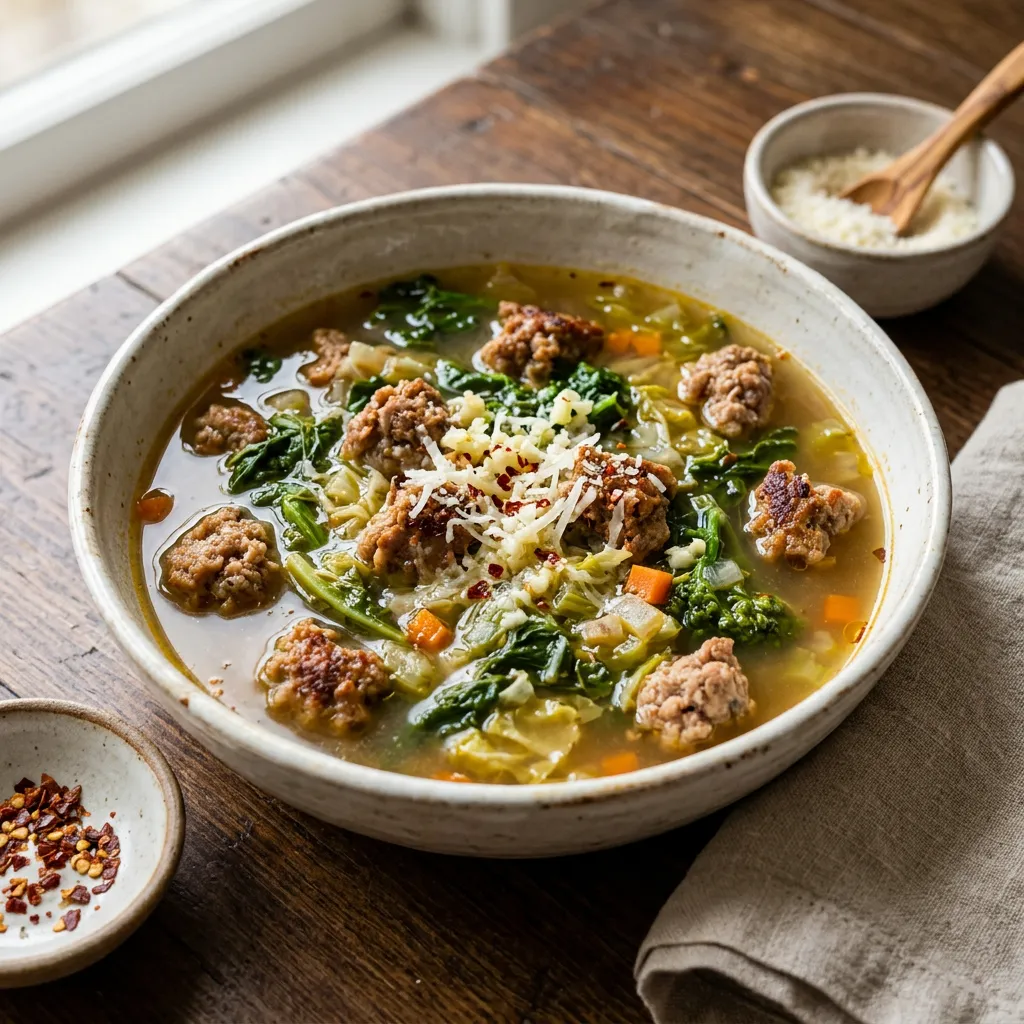 Minestra Maritata (Italian Wedding Soup) Recipe