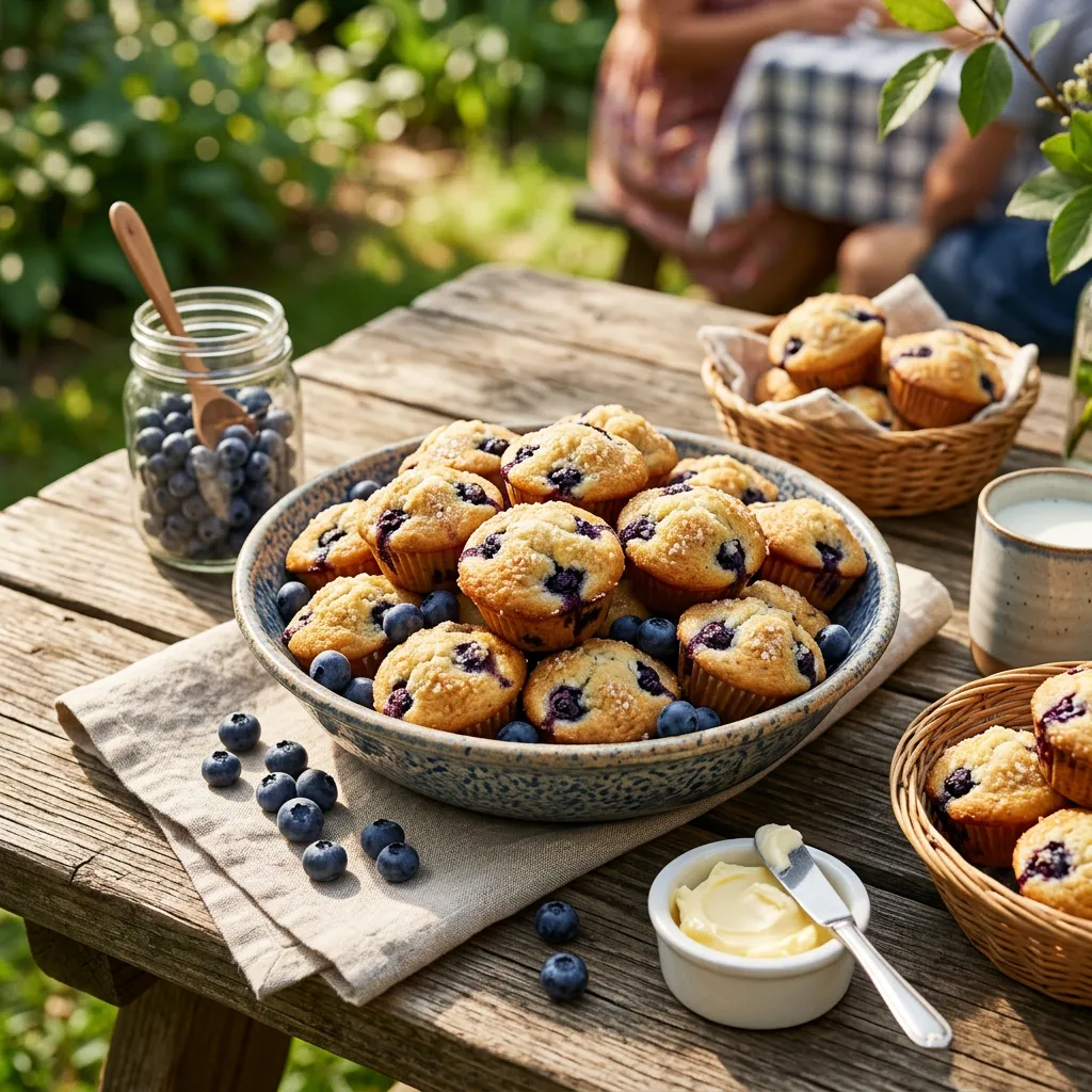 Mini Blueberry Muffins