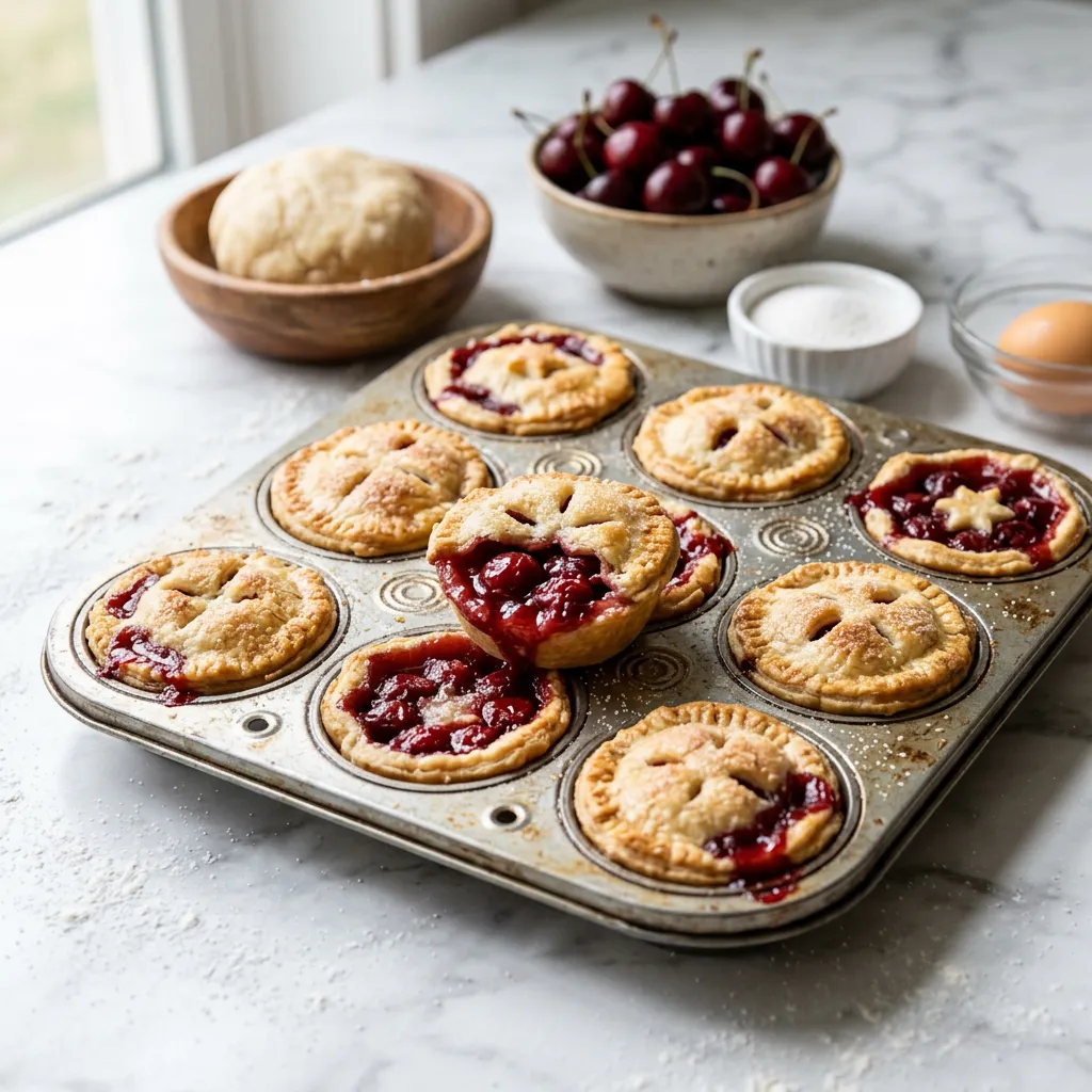 Mini Cherry Pies Recipe