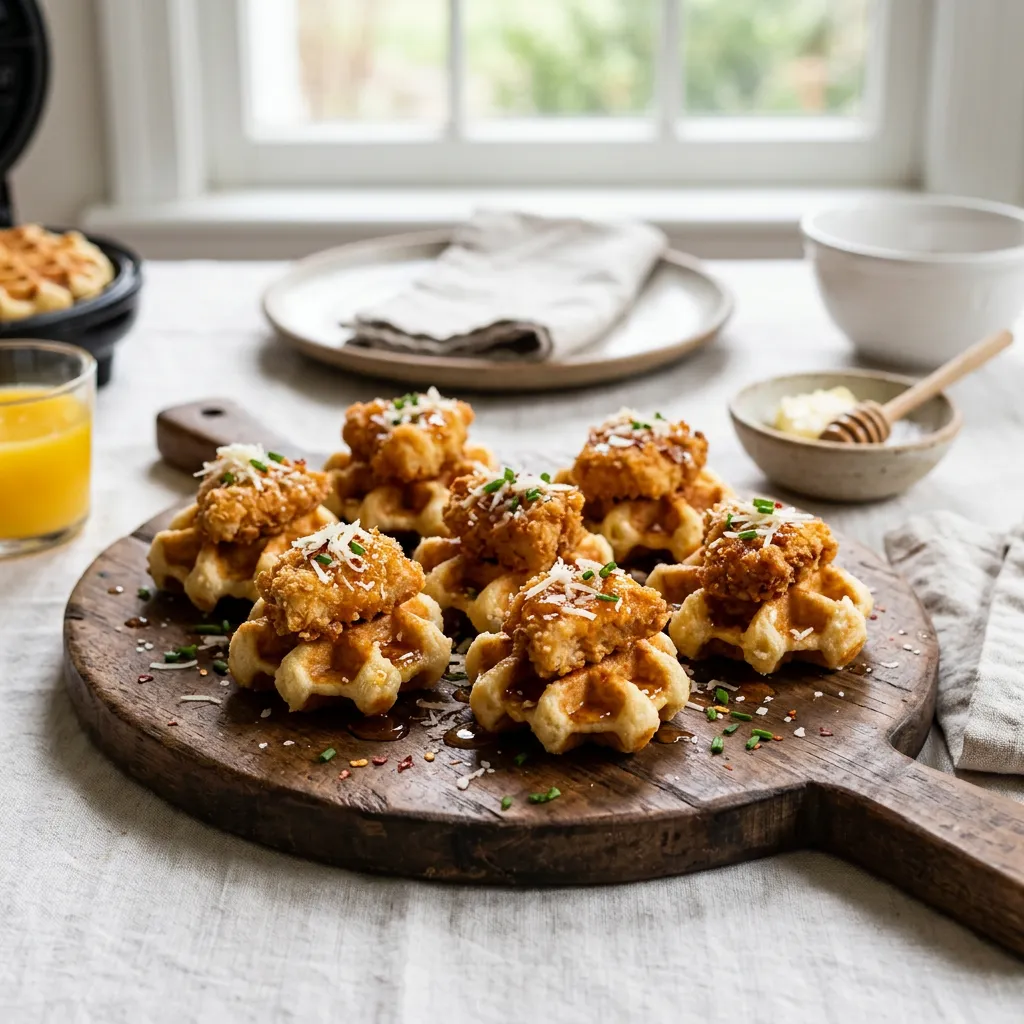 Mini Chicken and Waffles