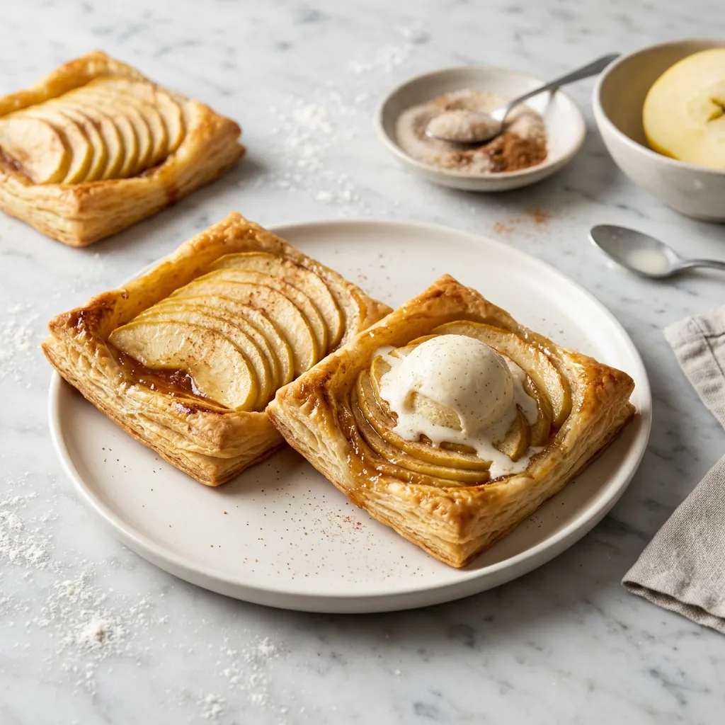 Mini Puff Pastry Apple Tarts