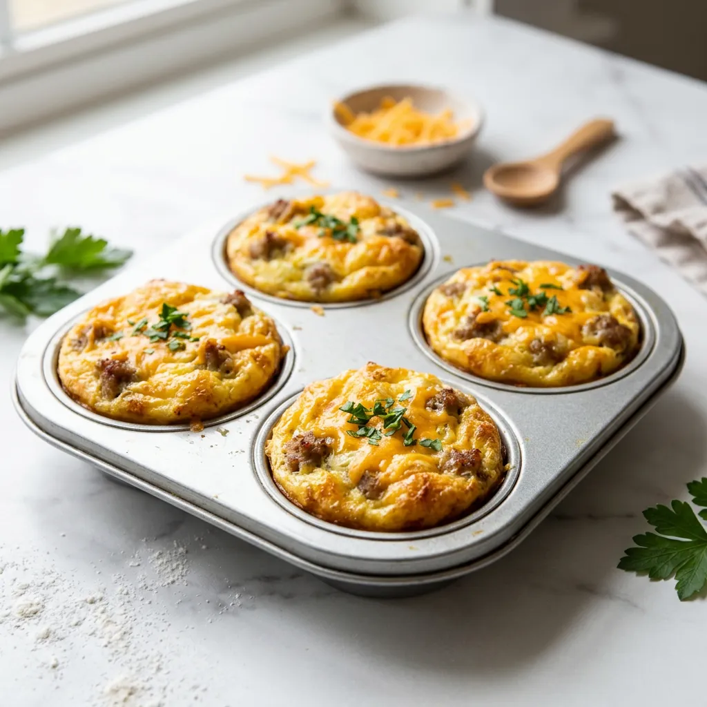 Mini Sausage Frittatas