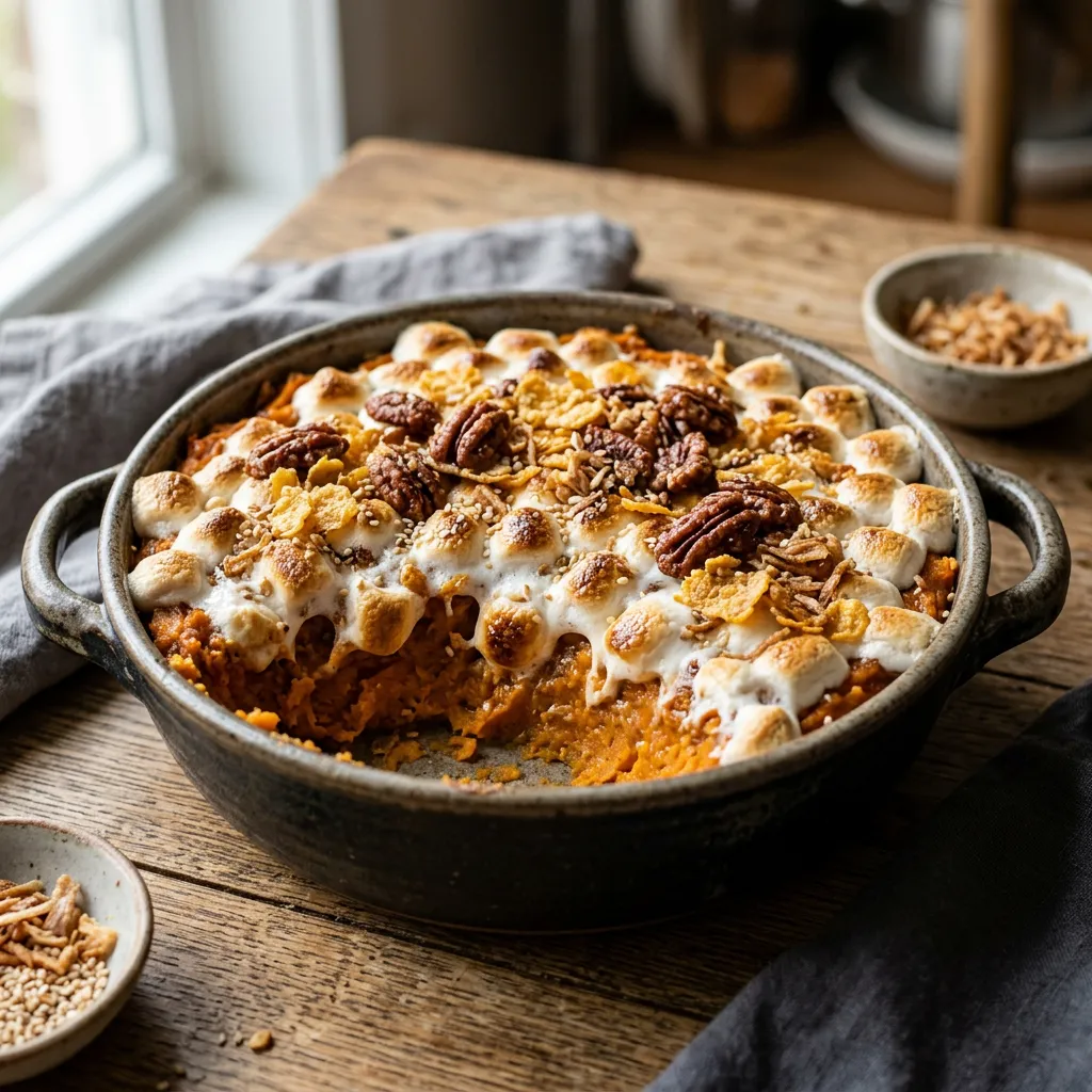 Miso Sweet Potato Casserole
