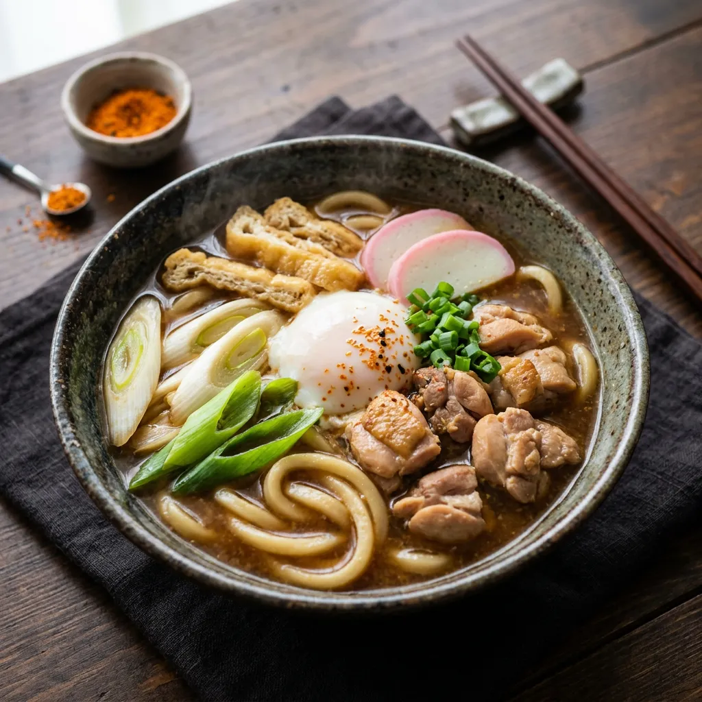 Miso Udon Noodle Soup (Miso Nikomi Udon)