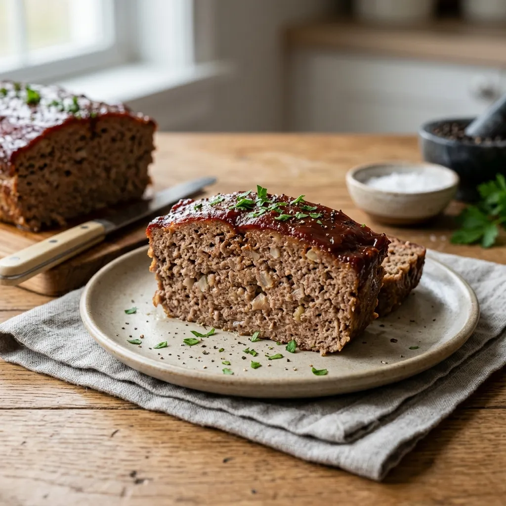 Moist Applesauce Meatloaf