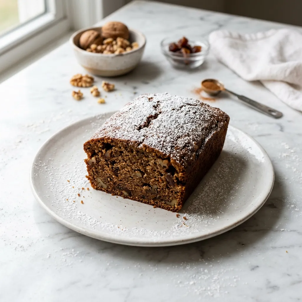 Moist Applesauce Spice Loaf Cake Recipe
