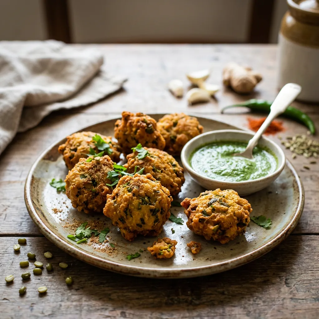 Moong Daal Ka Vada Fritters Recipe