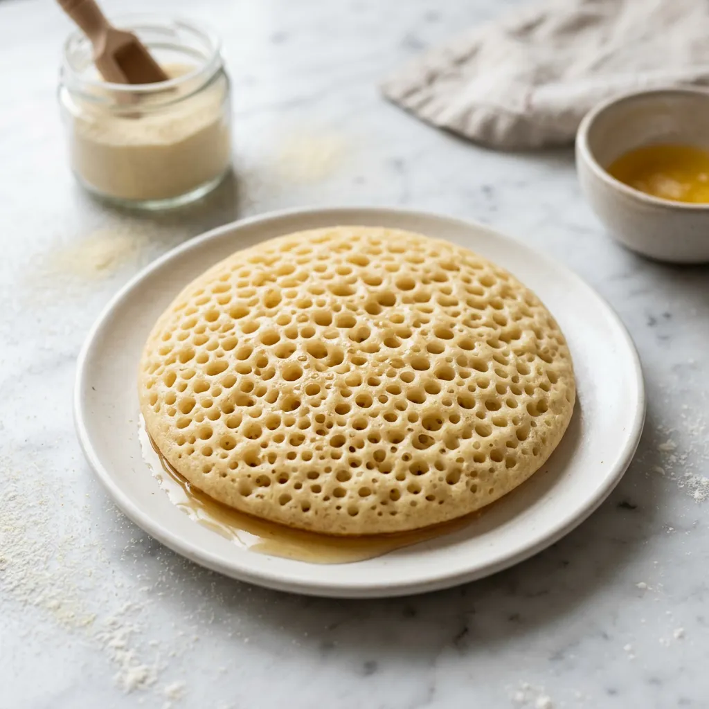 Moroccan Beghrir (Semolina Honeycomb Pancakes)