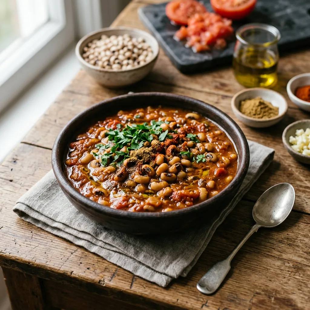 Moroccan Black-Eyed Peas (Cowpeas) - Ful Gnaoua