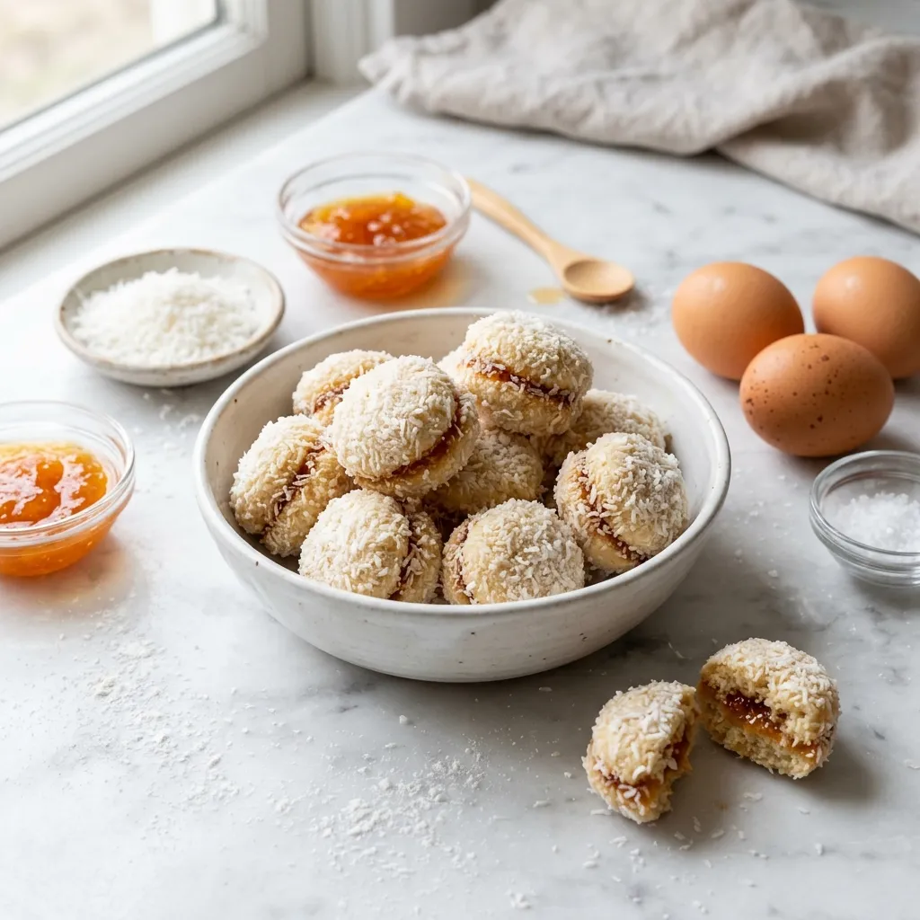 Moroccan Coconut Snowball Cookies (Richbond Cookies)
